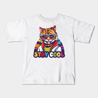 Stay cool cat Kids T-Shirt